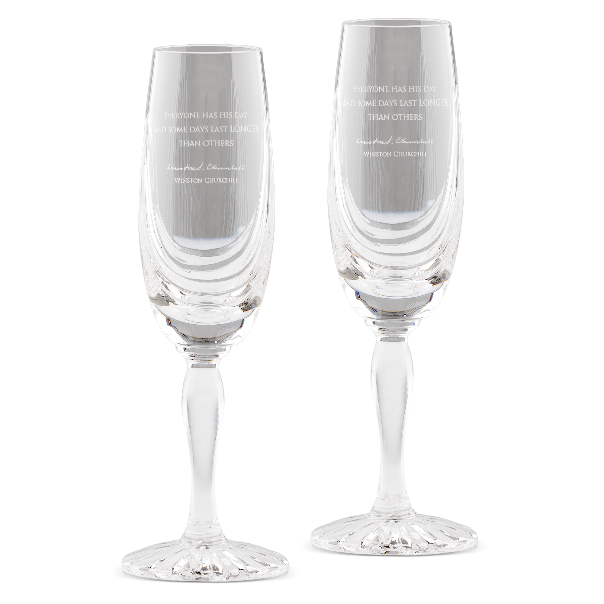champagne glasses gift set